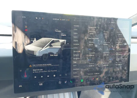 2025 Tesla Cybertruck Cyberbeast z USA, uszkodzony, nr VIN 7G2CEHEE5SA062087